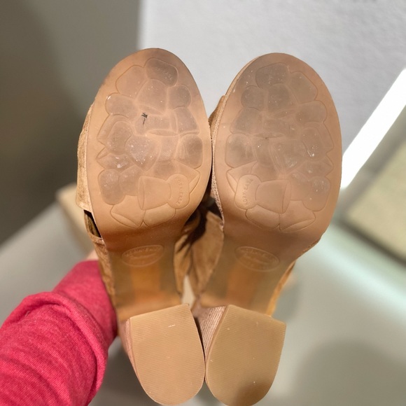 Kork-Ease Haya Camel Block Heel Sandals - Picture 3 of 5